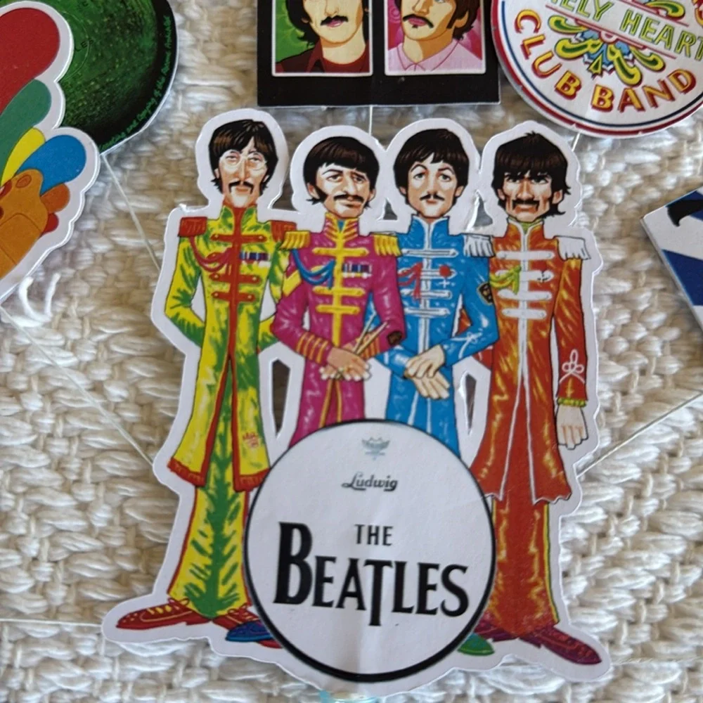 Custom Made Beatles Birthday Cake Topper
